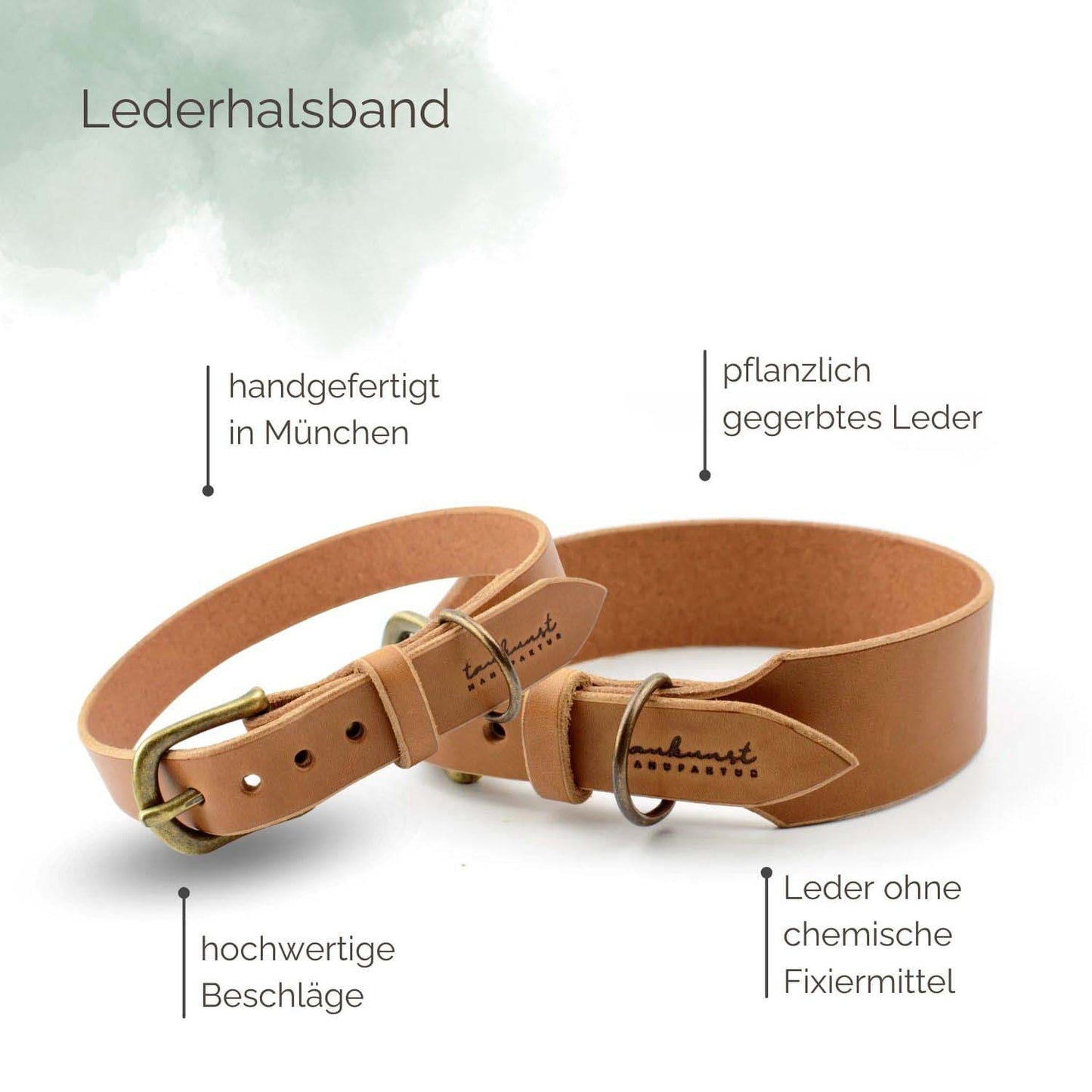 Lederhalsband 'Lederheld'
