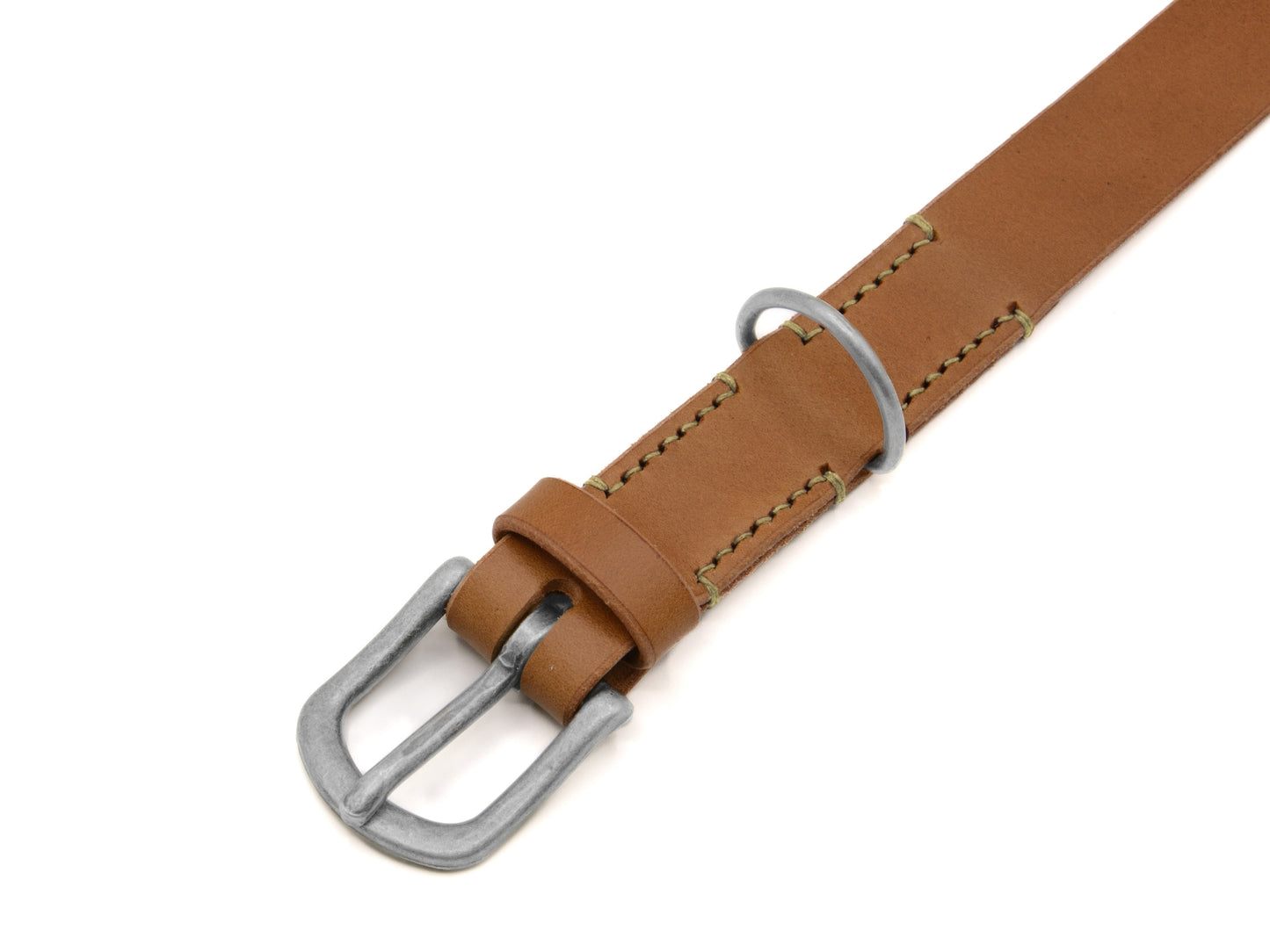 Lederhalsband 'Waldgeist' Camel
