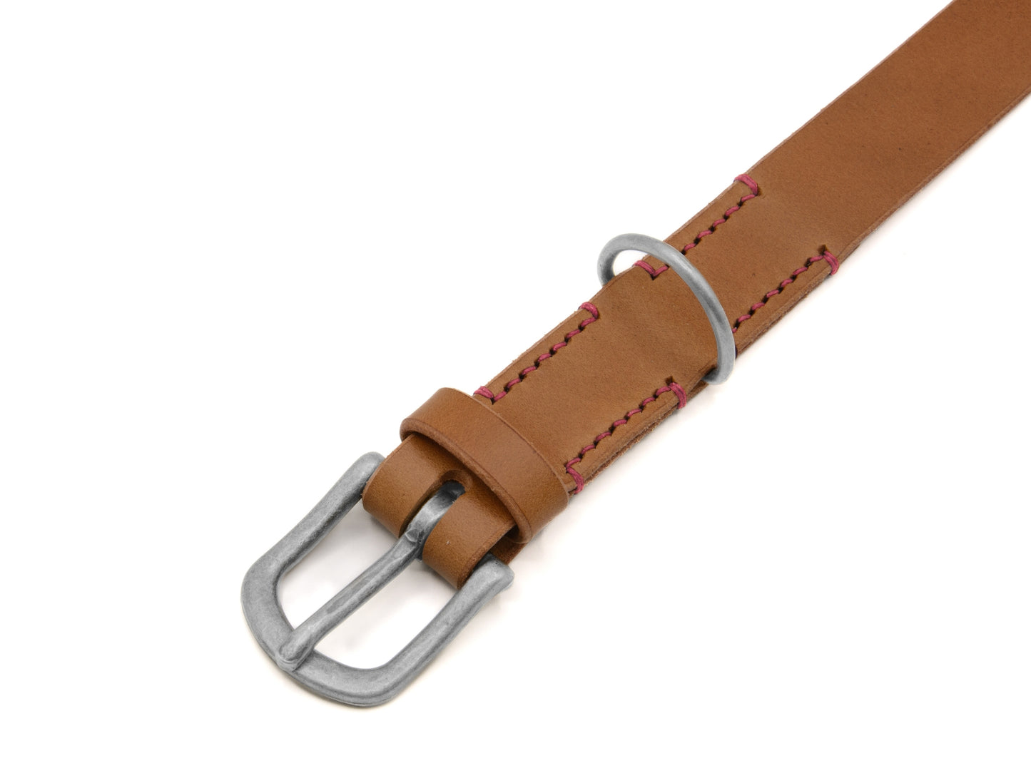 Lederhalsband 'Waldgeist' Camel
