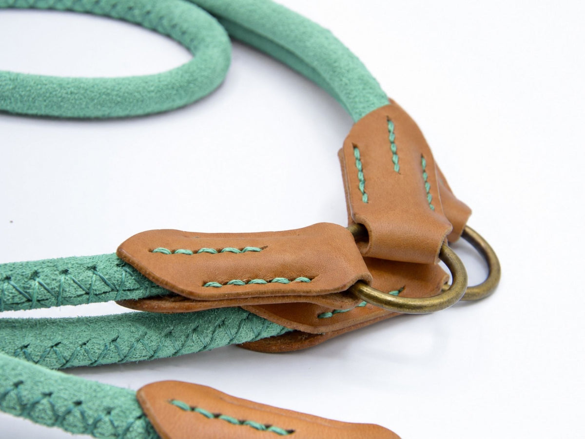 Rundlederleine 'Wildfang' Mint
