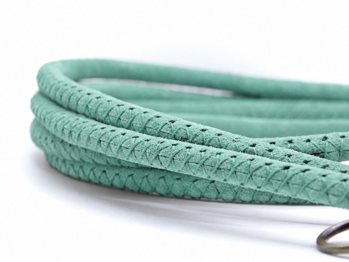 Rundlederleine 'Wildfang' Mint
