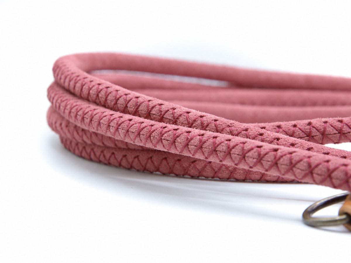 Rundlederleine 'Wildfang' Pink
