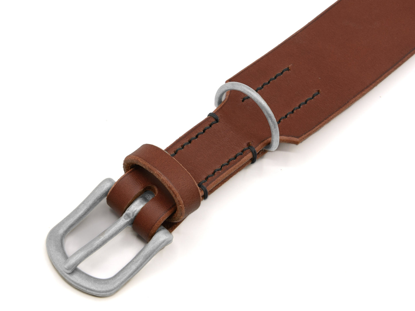Lederhalsband 'Waldgeist' Braun
