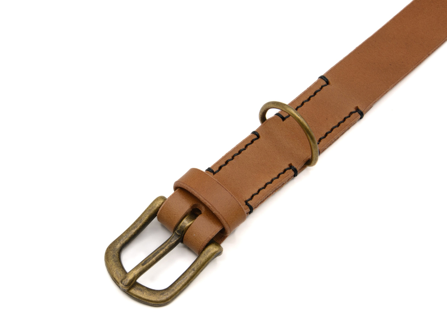 Lederhalsband 'Waldgeist' Camel
