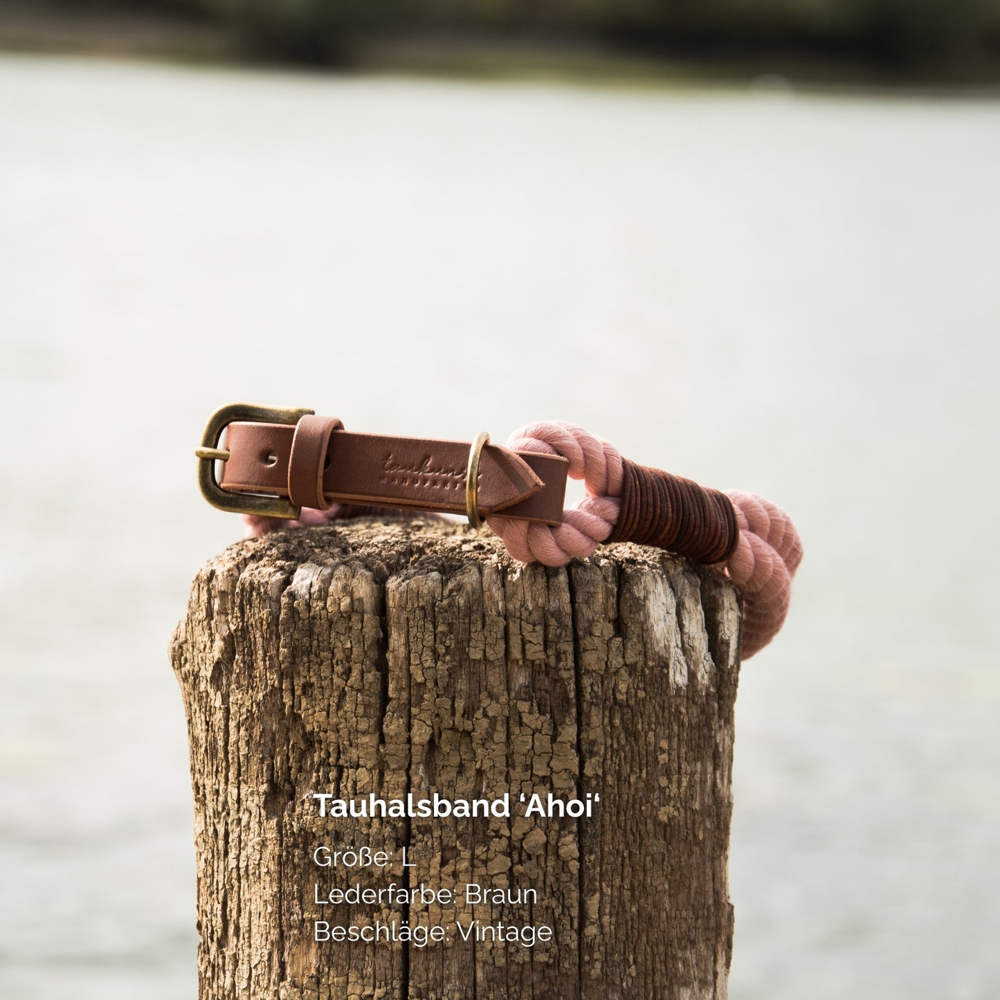 Tauhalsband 'Ahoi' Altrosa
