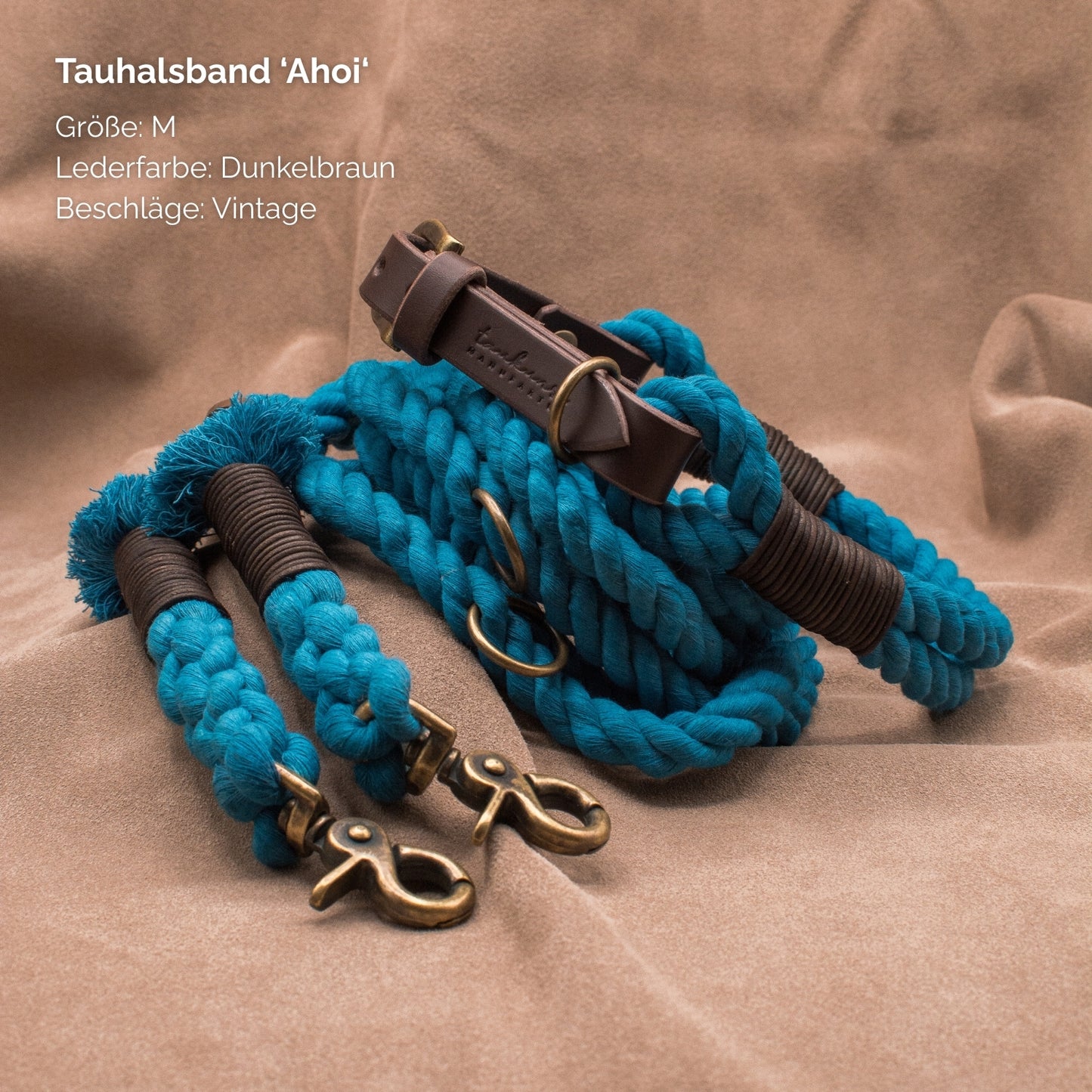 Tauhalsband 'Ahoi‘ Petrol
