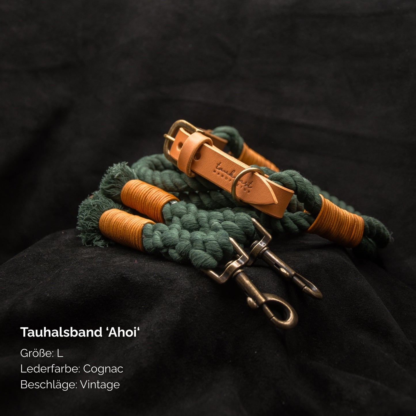 Tauhalsband 'Ahoi' Waldgrün
