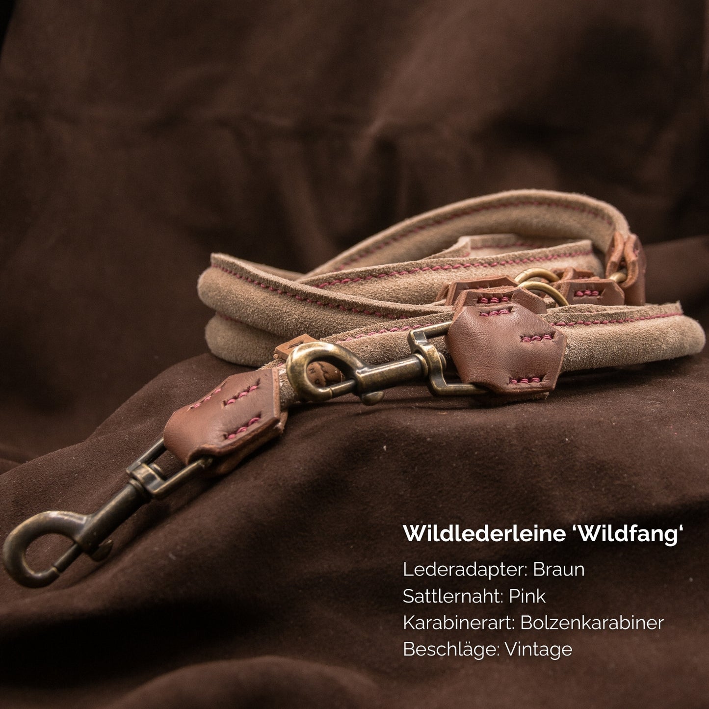 Wildlederleine 'Wildfang'

