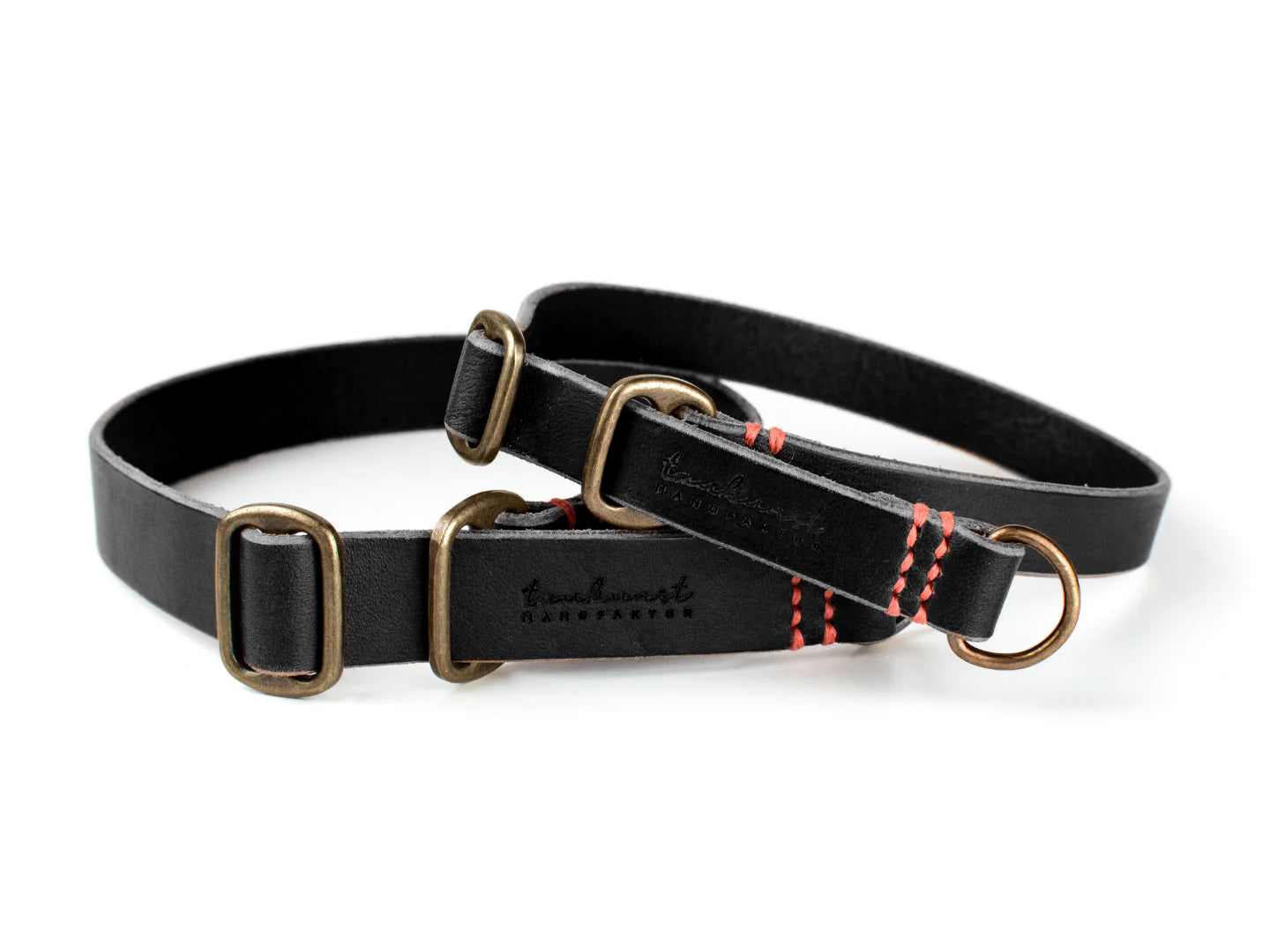 Zugstopp Hundehalsband Leder Carla Detail