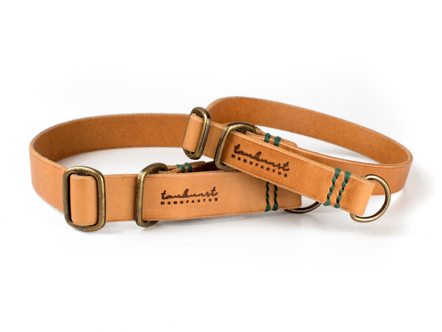 Zugstopp Hundehalsband Leder Fiona Detail