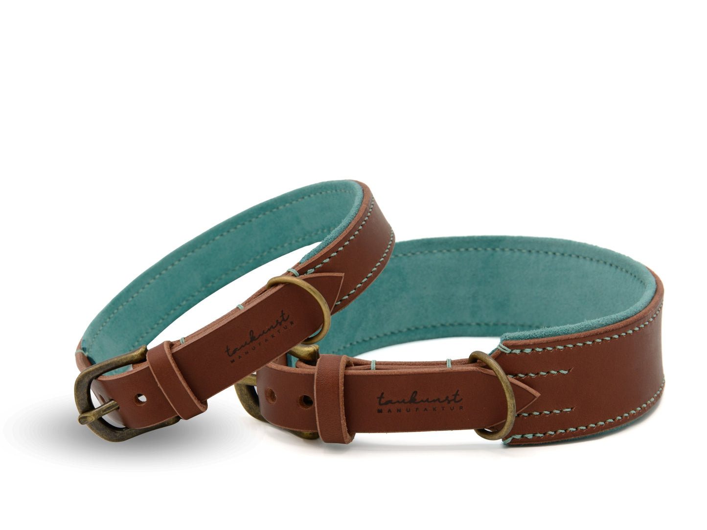 Lederhalsband 'Wildfang' Braun
