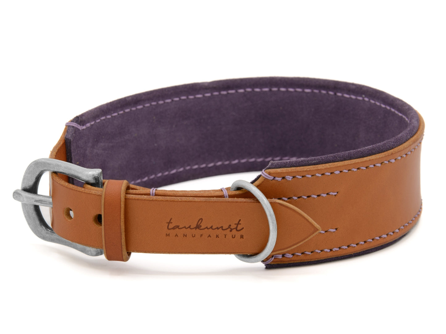 Lederhalsband 'Wildfang' Cognac
