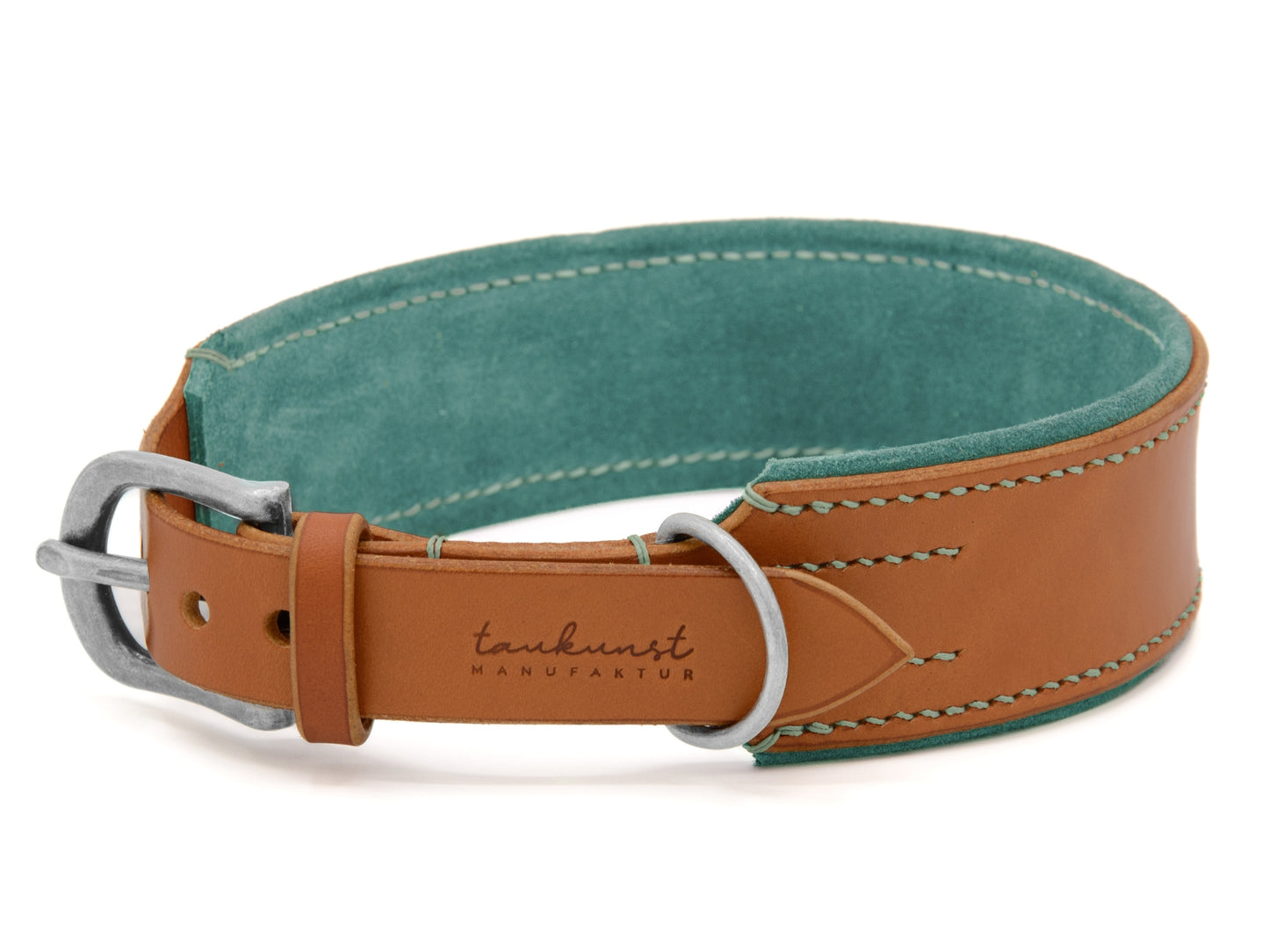 Lederhalsband 'Wildfang' Cognac
