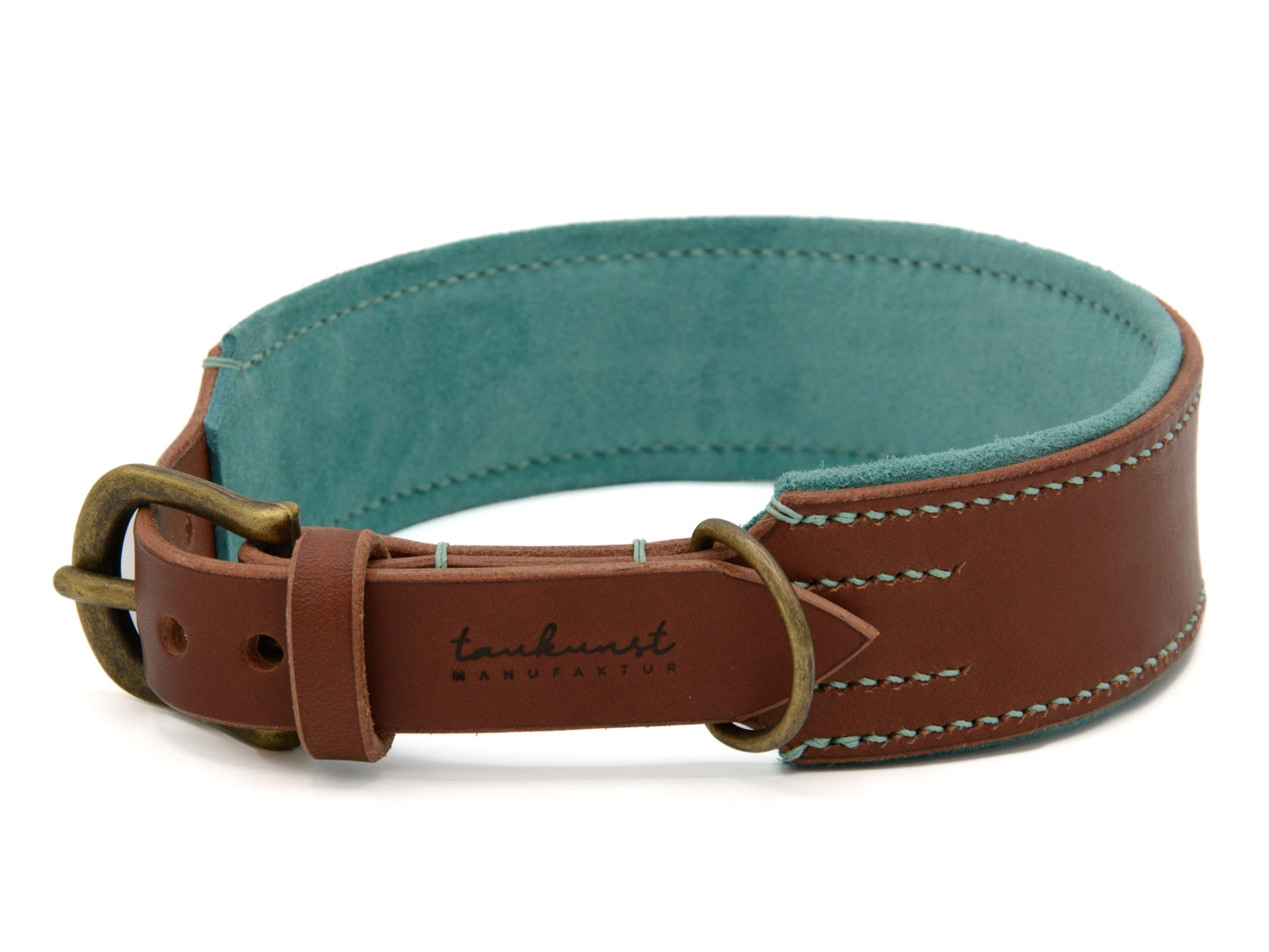 Lederhalsband 'Wildfang' Braun
