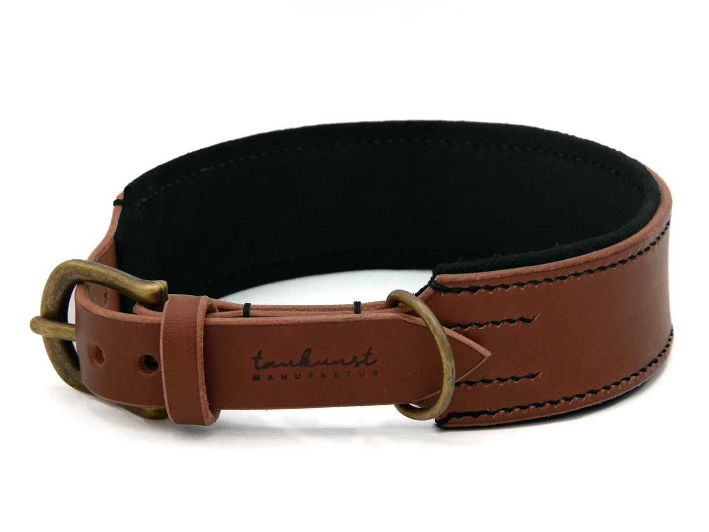 Lederhalsband 'Wildfang' Braun
