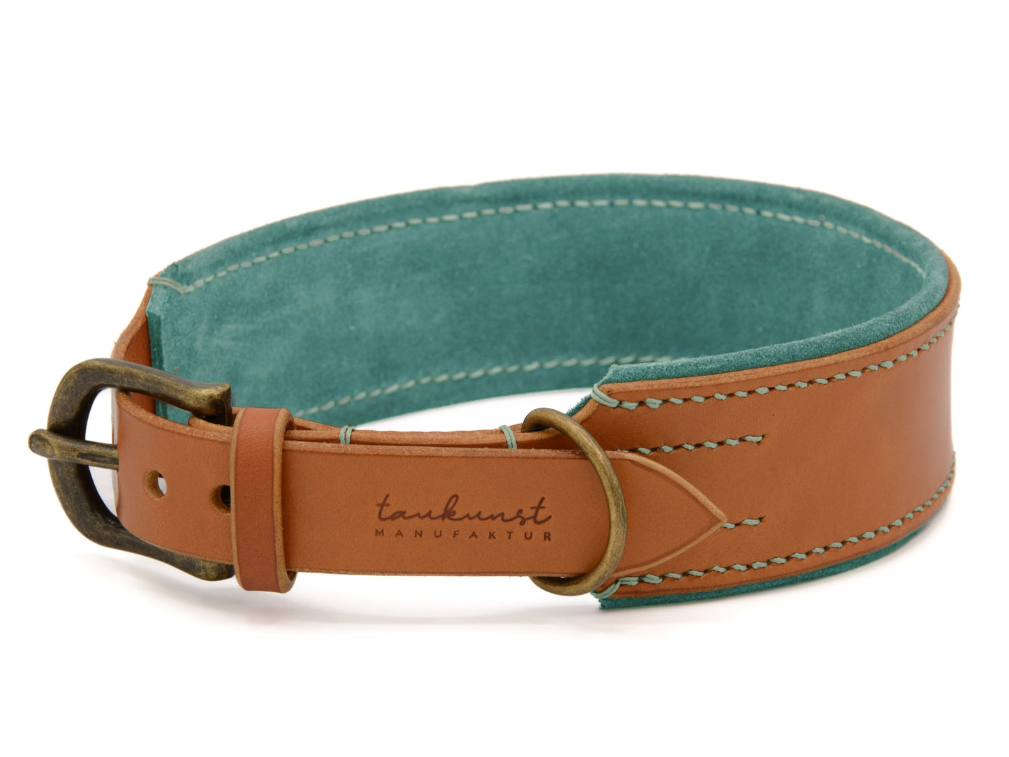 Lederhalsband 'Wildfang' Cognac
