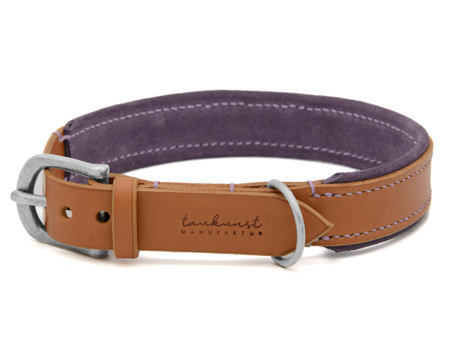 Lederhalsband 'Wildfang' Cognac
