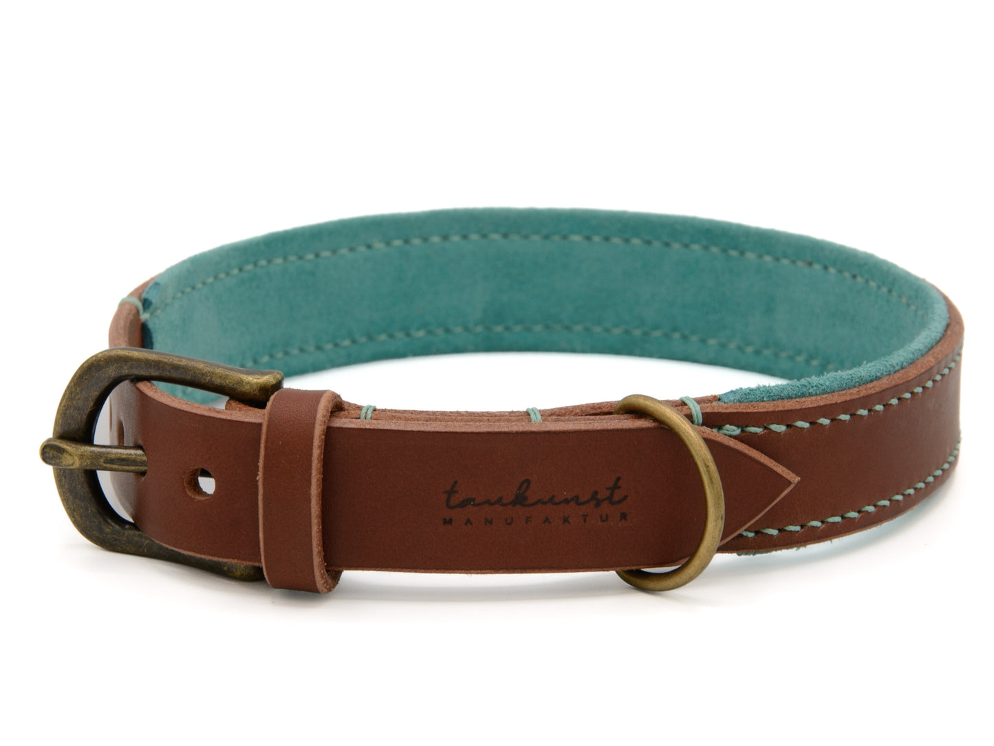 Lederhalsband 'Wildfang' Braun
