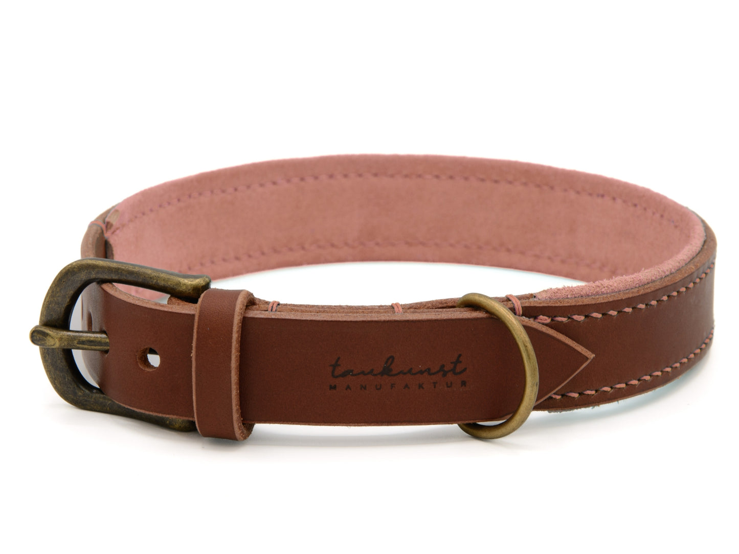 Lederhalsband 'Wildfang' Braun
