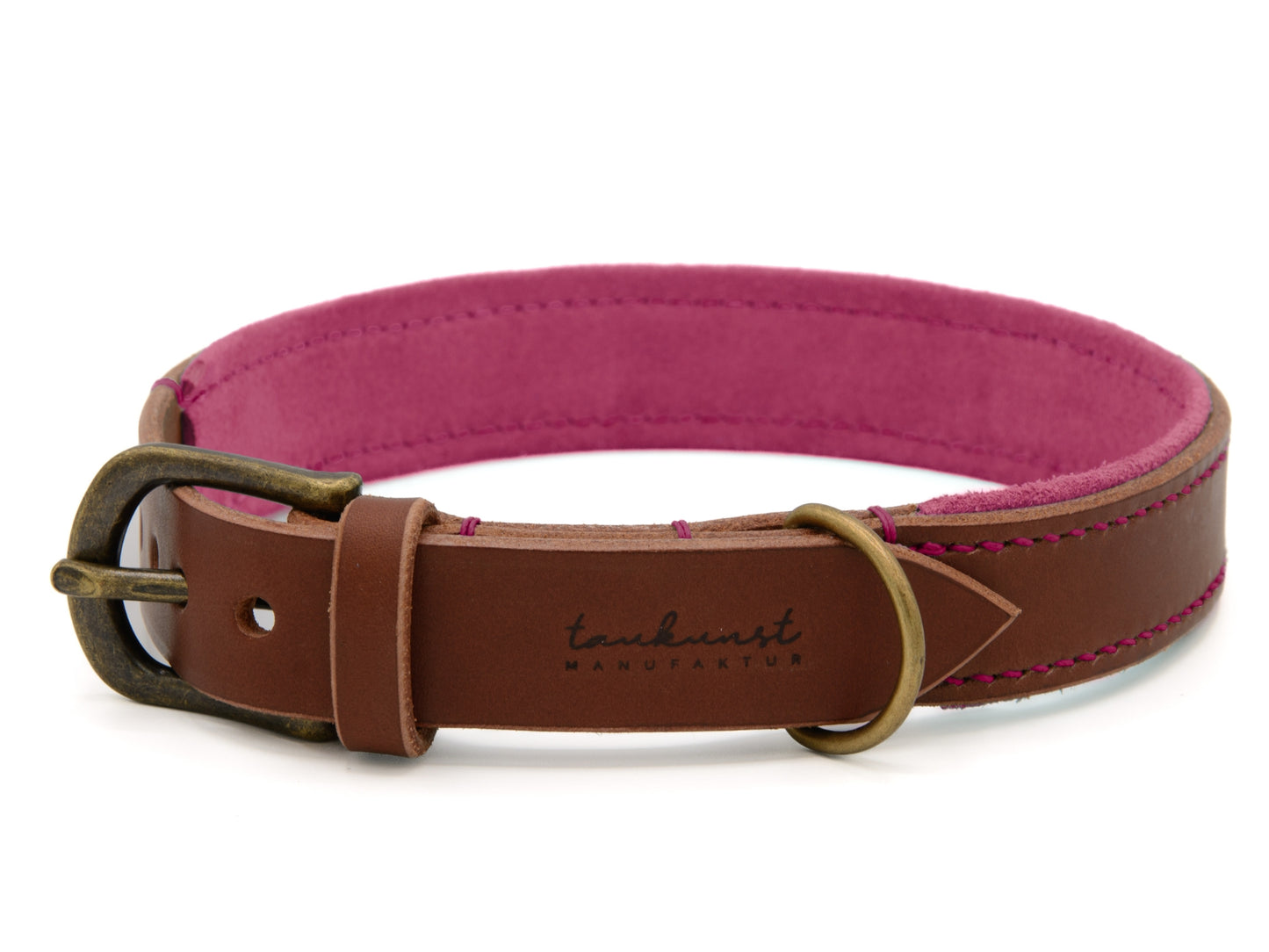 Lederhalsband 'Wildfang' Braun
