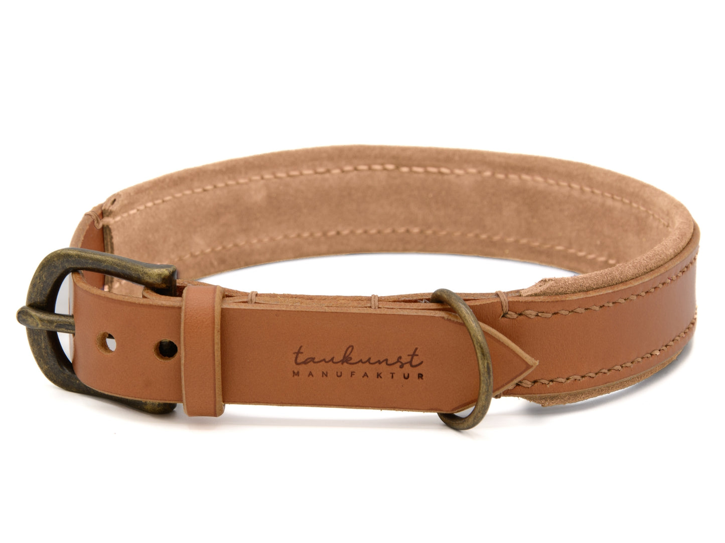 Lederhalsband 'Wildfang' Cognac
