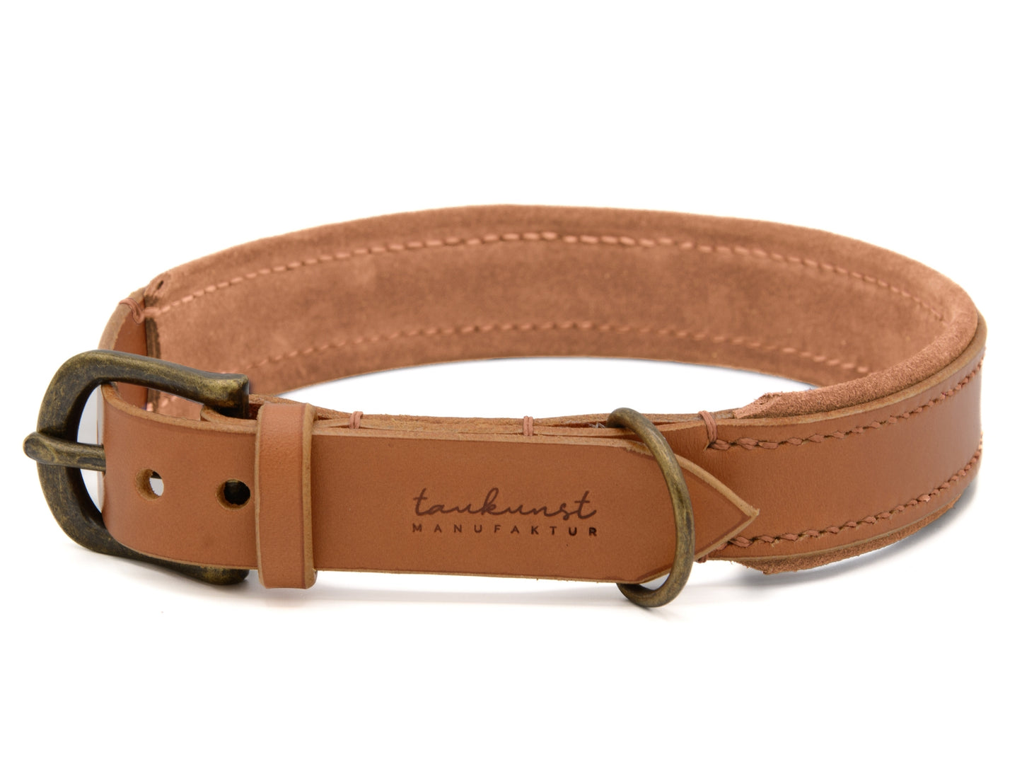 Lederhalsband 'Wildfang' Cognac
