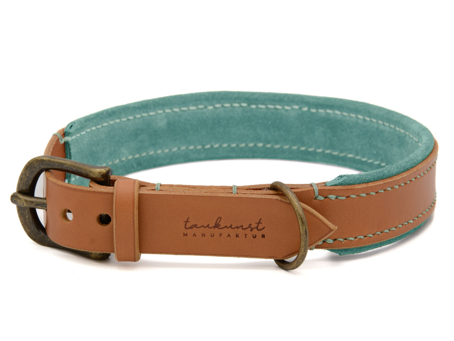 Lederhalsband 'Wildfang' Cognac
