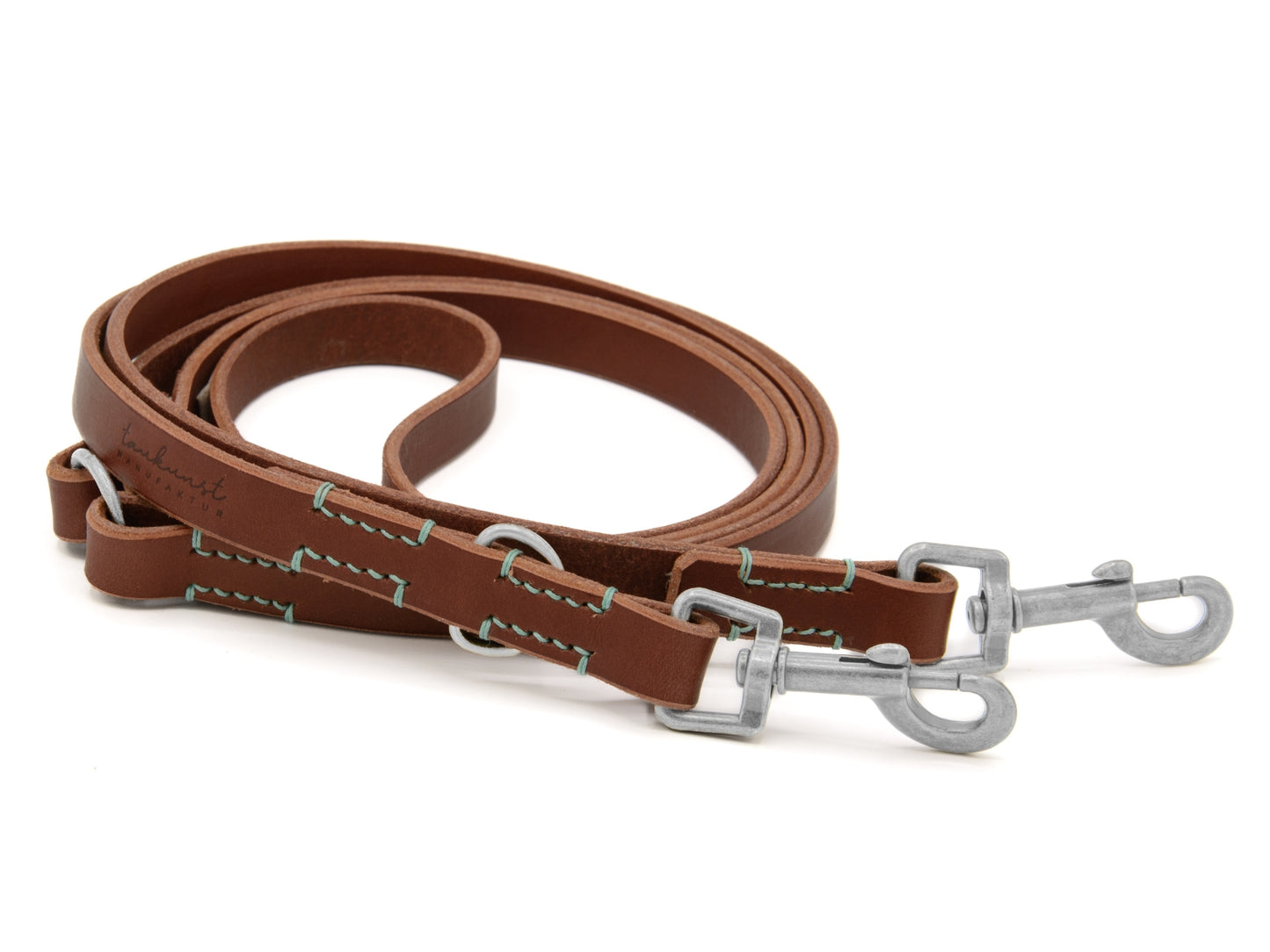 Hundeleine aus Leder - Lederleine 'Waldgeist' Braun

