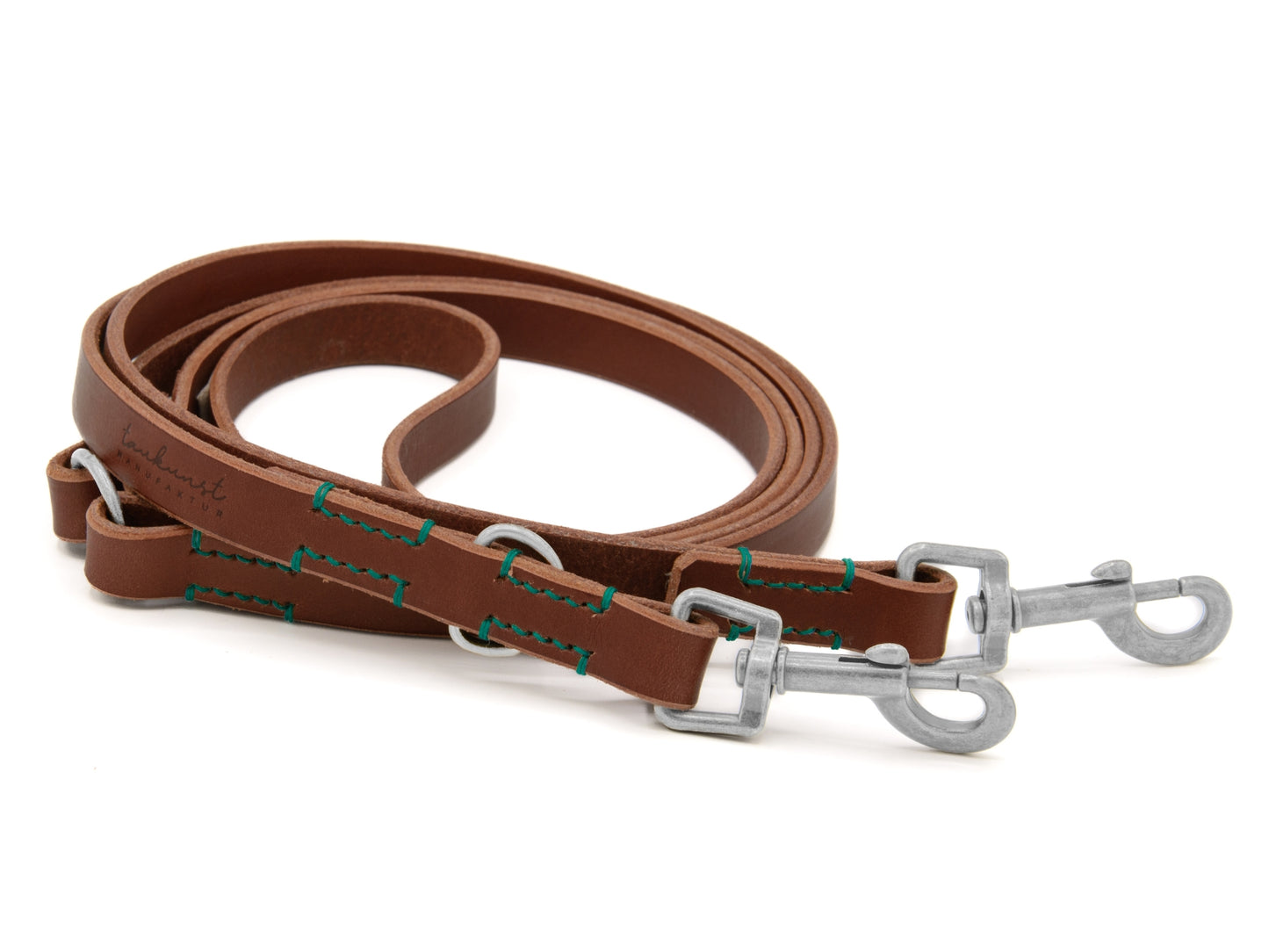 Hundeleine aus Leder - Lederleine 'Waldgeist' Braun
