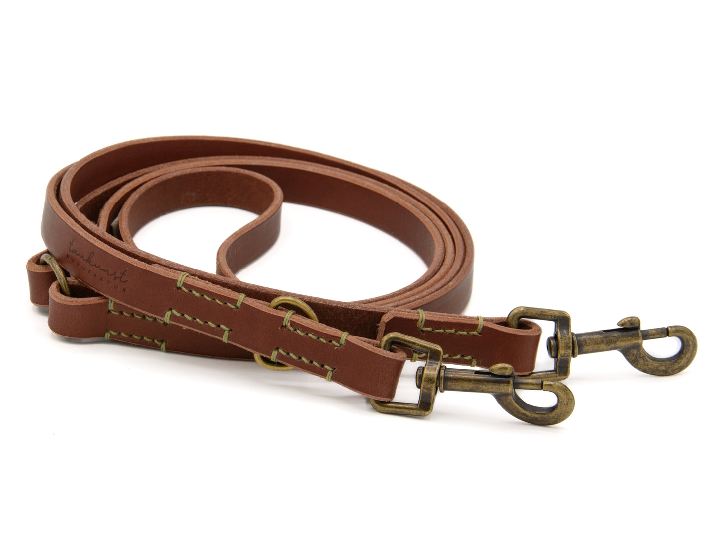 Hundeleine aus Leder - Lederleine 'Waldgeist' Braun
