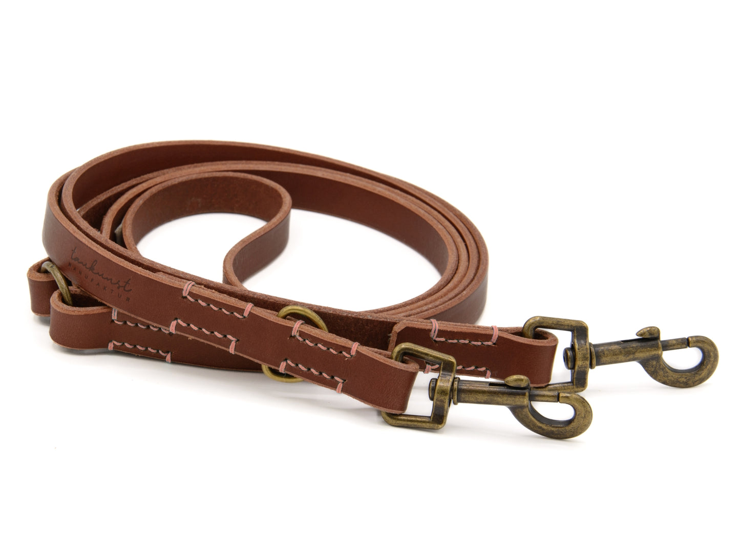 Hundeleine aus Leder - Lederleine 'Waldgeist' Braun
