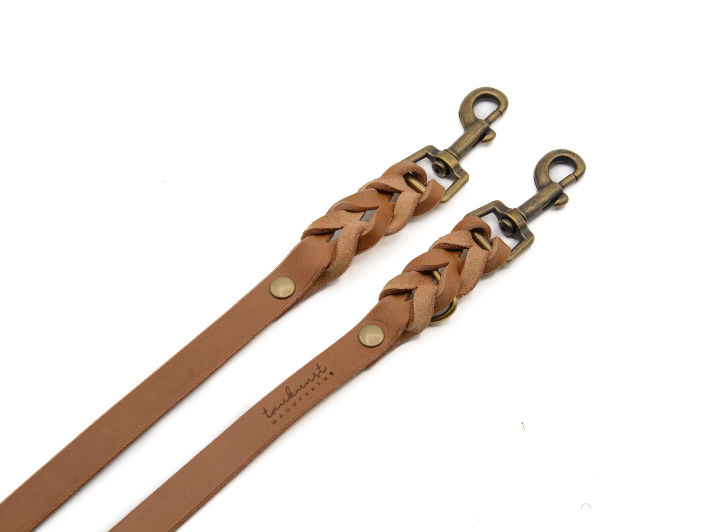 Hundeleine aus Leder - Lederleine 'Waldstreuner' Camel
