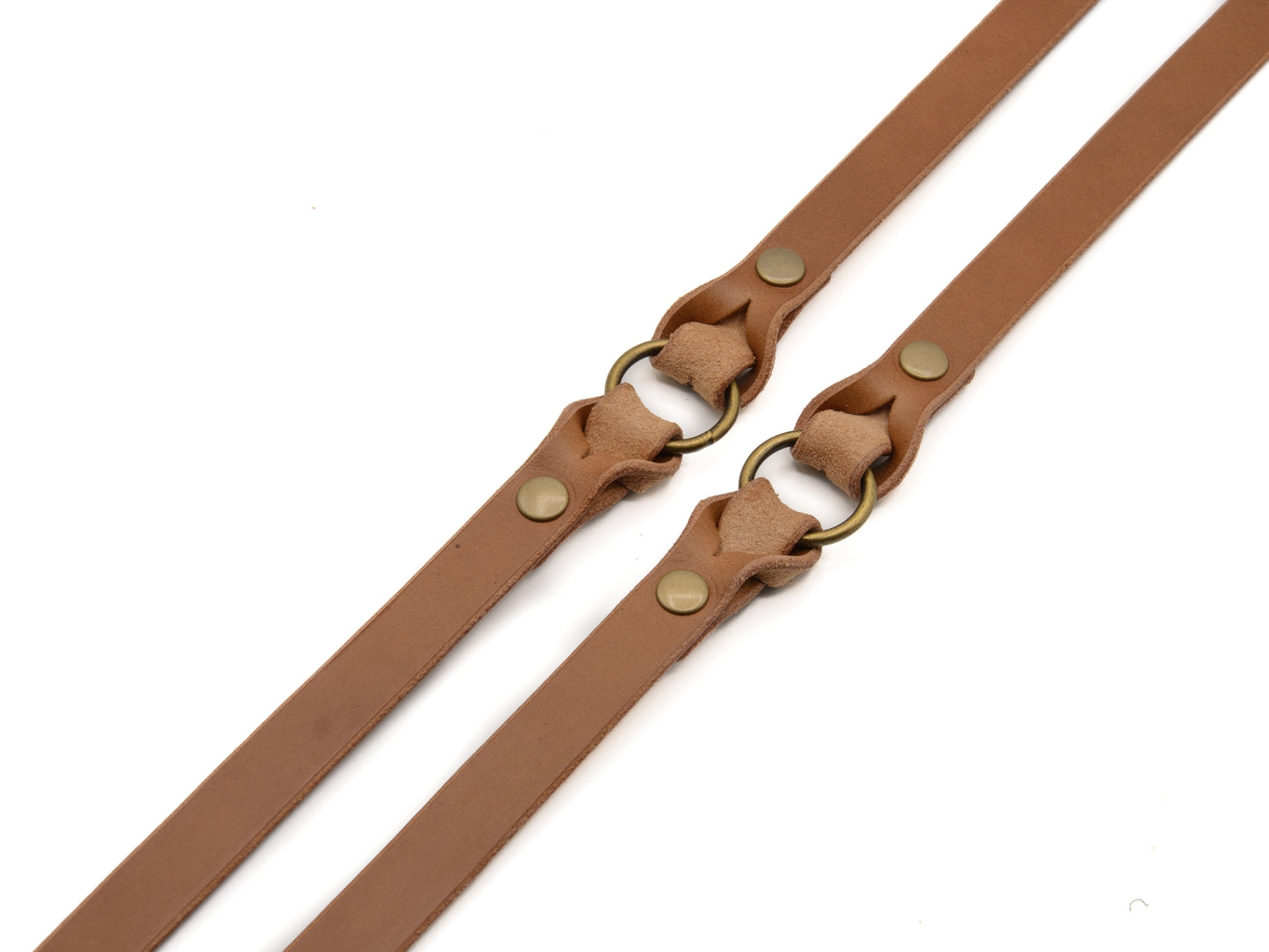 Hundeleine aus Leder - Lederleine 'Waldstreuner' Camel
