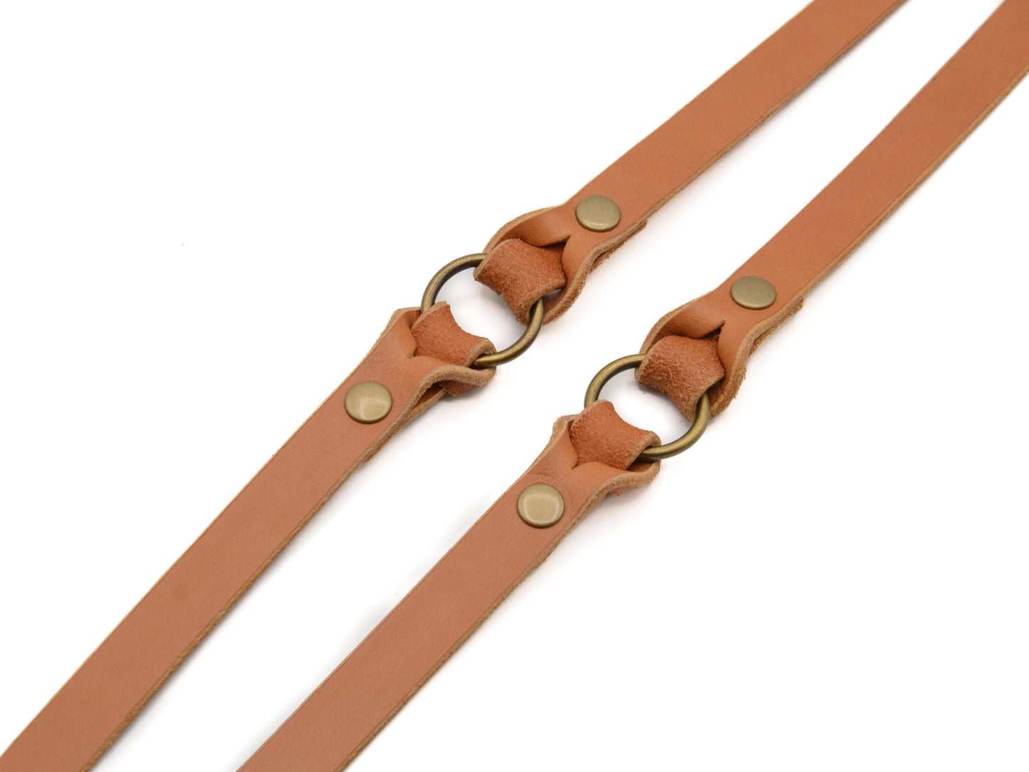Hundeleine aus Leder - Lederleine 'Waldstreuner' Cognac
